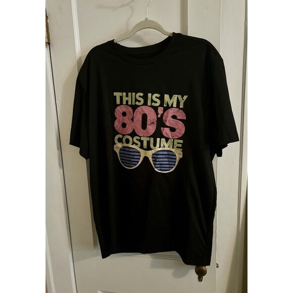 Theme Other - This Is My 80s Costume Tee 1980’s Theme Men’s T-Shirt Retro Men’s Shirt New